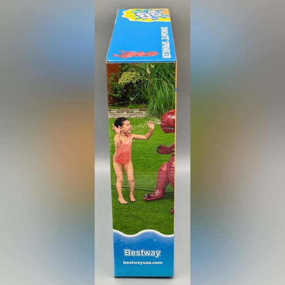 H2O GO! T-Rex Dino Dinosaur Water Splash Sprinkler Summer Kid Fun 39in Tall NEW - Picture 2 of 5